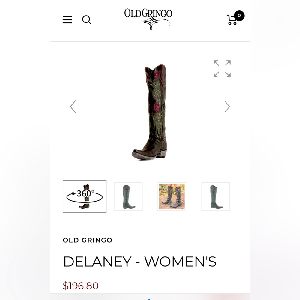 In search of Old Gringo Delaney boots